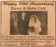 Code, Harvey & Mabel celebrate 50th Anniversary, 1993