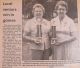 Cobden Seniors are winners - Gladys Francis & Irene McLaren