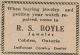 Boyle, R.S. Jeweller - advertisement