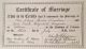 Hawkins, Lloyd & Pearl Ferguson wedding certificate