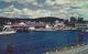 Postcard-Temagami harbor & docks from Blue Berry Hill, Temagami, ON
