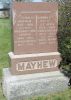 Gravestone-Mayhew, Charles & Margaret Ann nee Cardiff, son George H.; Hannah Joyce nee Mayhew; John A Mayhew and Isobel nee Brown 