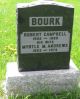 Gravestone-Bourk, Robert C. & Myrtle May nee Andrews