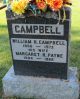 Gravestone-Campbell, William H. & Margaret nee Payne