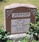 Gravestone-Johnson, Sam C. & Mary E. Brown; 
Daughter Lillis M.