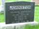 Gravestone-Johnston, Arthur & Mary nee Spence;
Sons: Robert, Gerald, Stanley & his wife Ethel Ryman