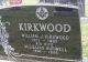 Gravestone-Kirkwood, William & Lillian nee Burwell