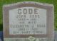 Gravestone-Code, John & Elizabeth J. Ross