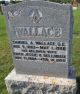 Gravestone-Wallace,Samuel A. & Edith Jessie nee Bellhouse