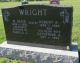 Gravestone-Wright, Robert & Catherine 
Their son W. David Wright & Pamela J. 