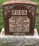 Gravestone-Foss, James & Effie Edmunds; Son Kenneth & George