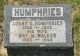 Gravestone-Humphries, Lorne O. & May nee Walker