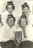 Ladies Competitive Curling Team Feb 7 1964
Front:  Gladys Francis, Anita Juby
Back: Donna Henry, Gladys Leach
