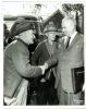 Johnson, Samuel shakes hands with John Diefenbaker in Cobden
George Clark looking on.  Nov 3, 1965