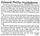 Edward Phillip HUCKABONE obitury