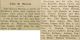 John Herton MOXAM obituary