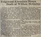 McQuitty, William F. obituary