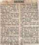 William Lester BROOME obituary