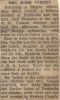 Cardiff, Frances LEITCH death