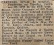 Carnegie, James Ernest death