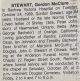 Stewart, Gordon McClure obituary