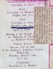 Alexander Mardie COWIE funeral card