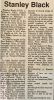 Black, Stanley obituary 