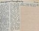 Dougherty, Margaret nee Ross obituary