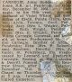 John CARNEGIE obituary
