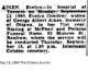 Aikin, Evelyn nee Cowdrey death notice Aikin, Evelyn nee Cowdrey death notice