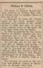 Billedo, William death notice