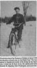 Blaedow, Dan on bicycle race, c1936 Blaedow, Dan on bicycle race, c1936