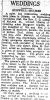 Burwell, Milton & Margaret Bulmer wed Burwell, Milton & Margaret Bulmer wed