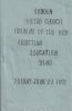 Grace United Church Christian Education Centre opening - order of service Grace United Church Christian Education Centre opening - order of service