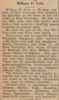 Cole, William P. obituary Cole, William P. obituary