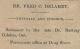 CHx-Delahey, Dr. Fred C. advertisement