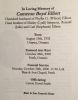 Elliott, Cameron Boyd funeral Card