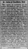 Forbes, Dr. George obituary