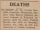 Gilchrist, Robert death notice