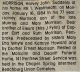 John Harvey MORRISON obituary John Harvey MORRISON obituary