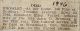 Bromley, Elizabeth Ellen FARNELL death
