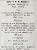 Edwin Charles Bryson FOSTER funeral card