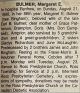Bulmer, Margaret E. BINGHAM obituary