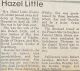 Little, Barbara Hazel COWX obituary