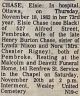 Chase, Elsie M. BLACK obituary