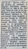 Neville, Marion Gertrude Brown MORRISON obituary