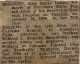 Emily Laura BENNETT death