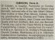 01617-Gibson, Vera nee Bennett death notice