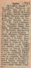 Newspaper Clipping - Obituary of Donald McLaren