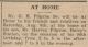 Pilgrim, G.H. 90th birthday